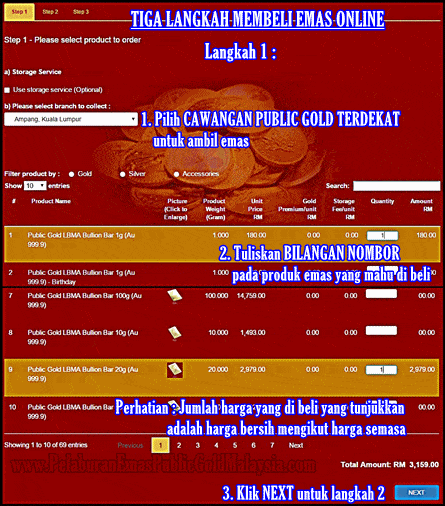 PELABURAN EMAS PUBLIC GOLD MALAYSIA