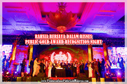 Rahsia Berjaya Dalam Bisnes Public Gold Award Recognition Night