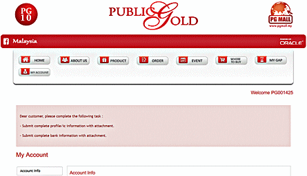 Akaun Public Gold