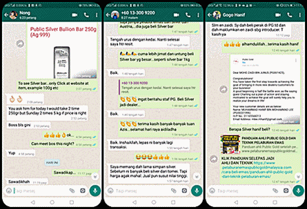 Pelabur Silver Berpengalaman