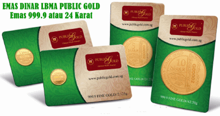Emas Dinar LBMA Public Gold