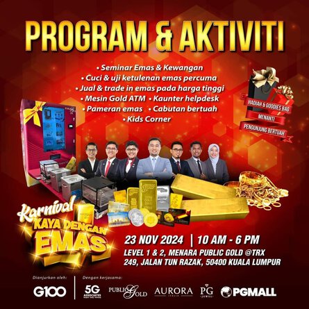 Karnival Kaya Dengan Emas