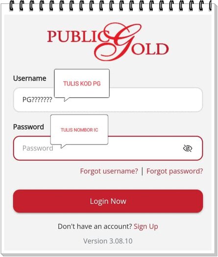 Login Public Gold